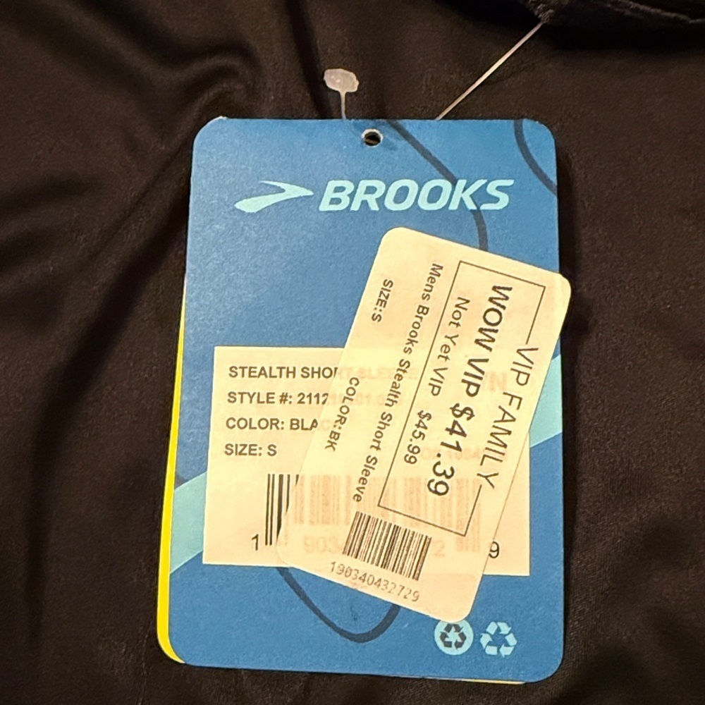 Men’s Brooks Stealth Short Sleeve - Picture 2 of 2